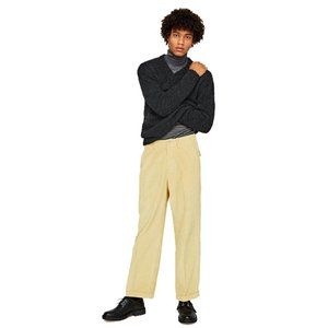 Zara | Pants | Zara Man Wide Whale Corduroy Pants Trousers Yellow | Poshmark
